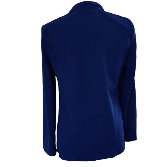 Shein jacket bright cobalt blue open front jacket size 4 blazer - Picture 3 of 6